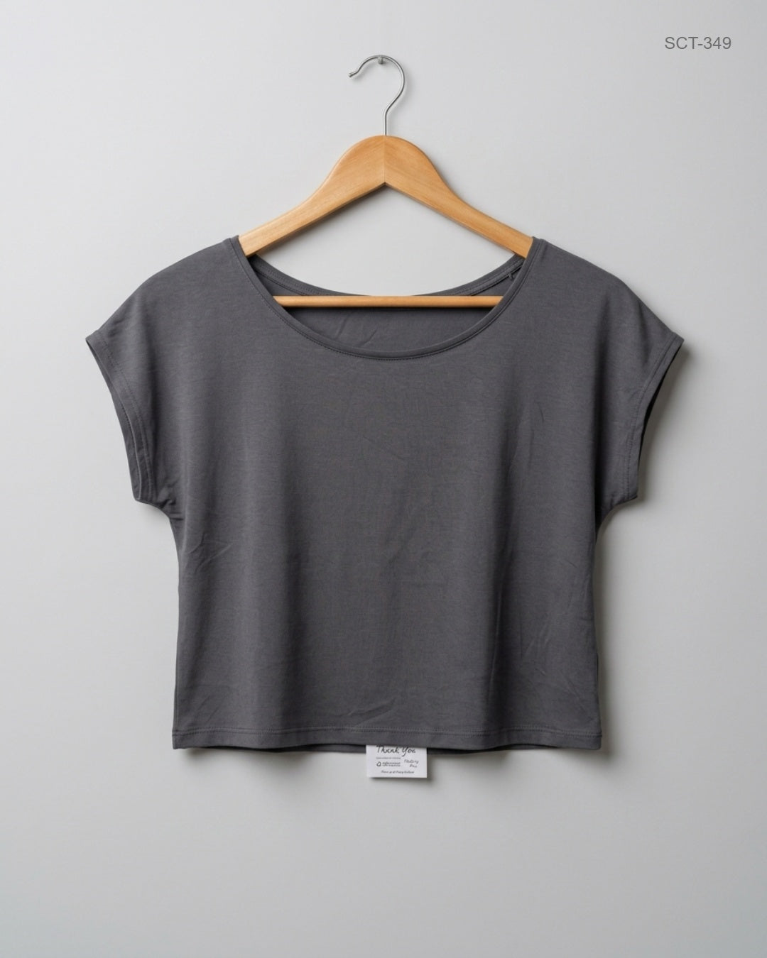 UK Imported secondhand Summer Crop Tops - Primark brand, Grey Polyester, Premium condition, for Womens - Online Thrift Store Islamabad Pakistan