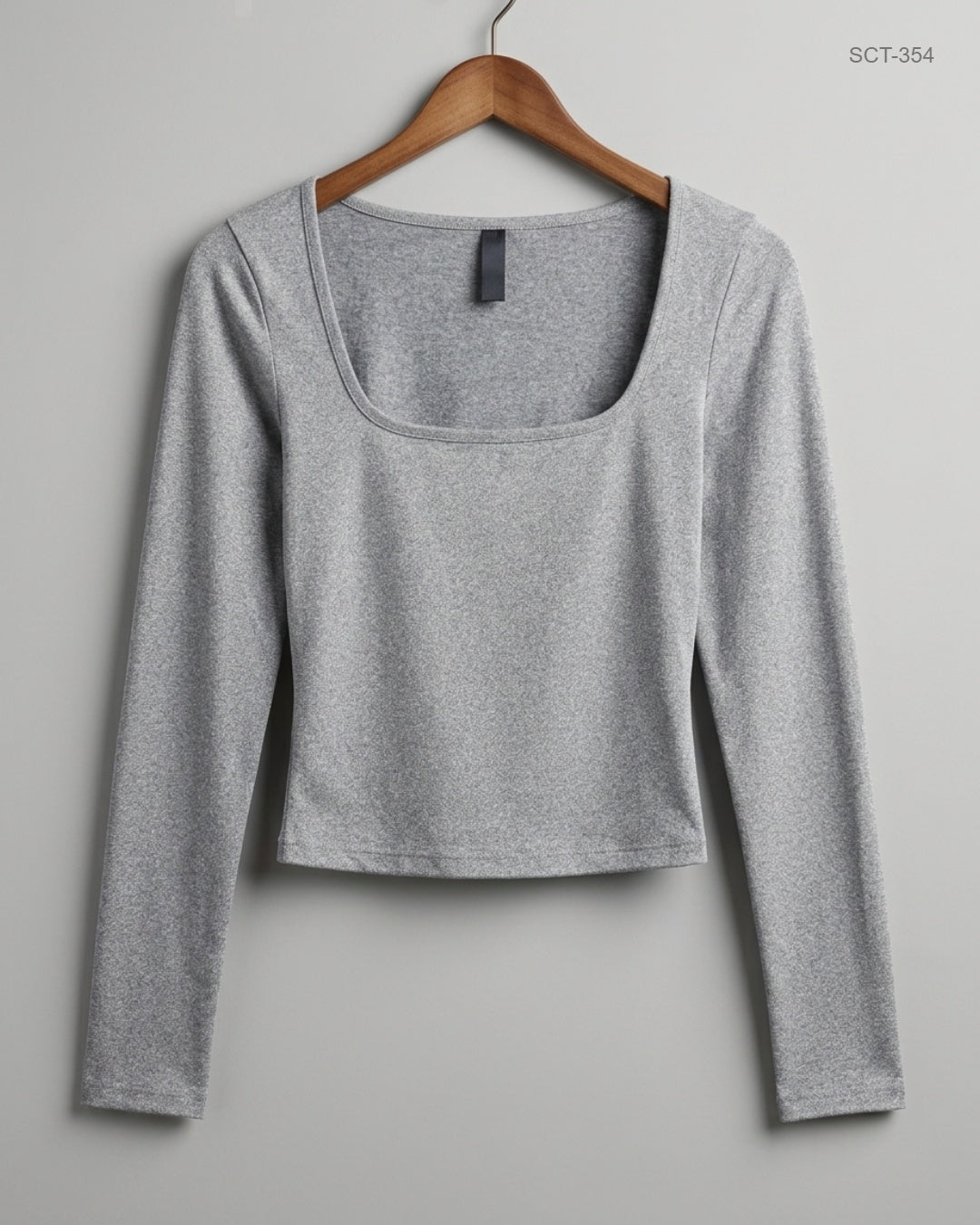 Premium Condition Summer Crop Tops | Preloved Unknown | Grey Polyester | Thrift Shop for Womens Peshawar Pakistan | OTS