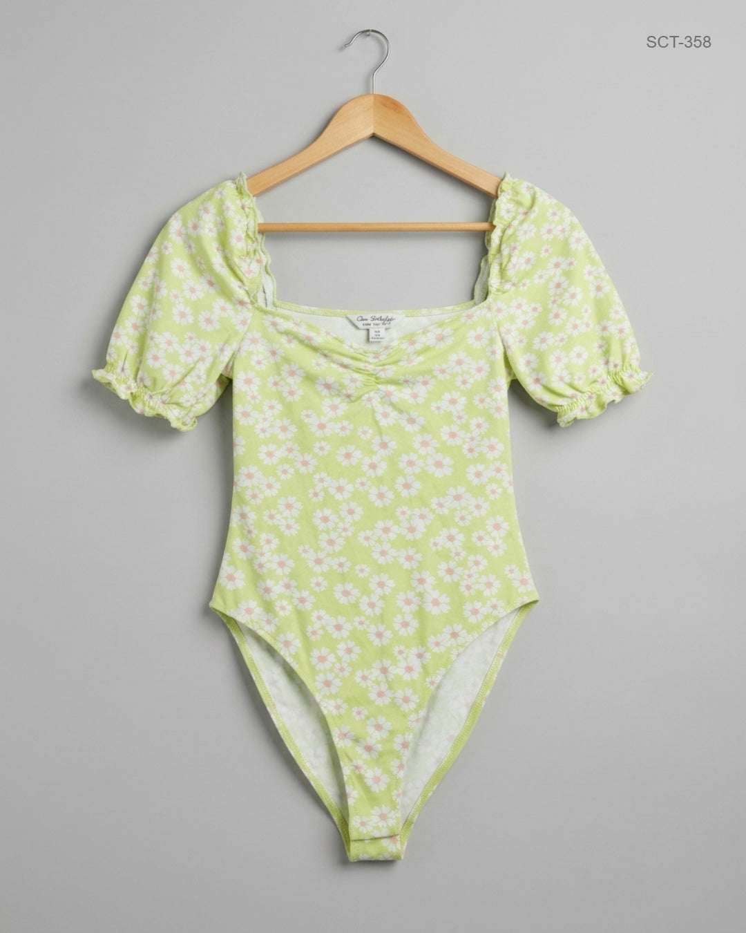 Summer Crop Tops | Miss Selfridge | Preloved Branded | Lime Cotton | Premium | OTS Thrift Store Karachi Pakistan