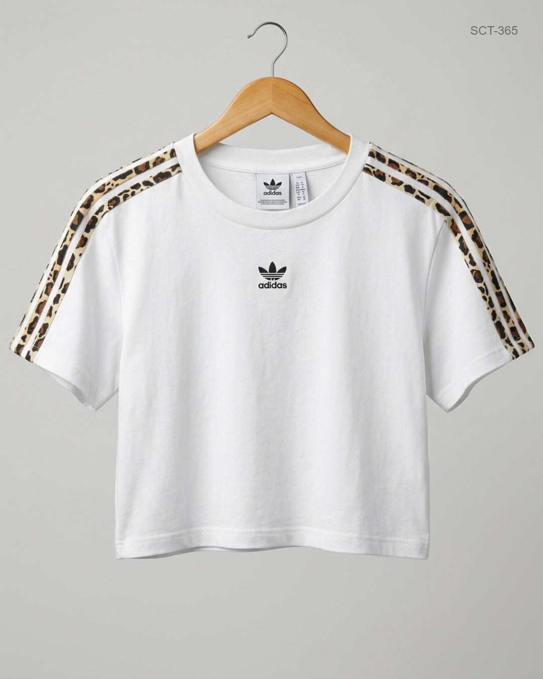 Secondhand Branded Summer Crop Tops by A.D.I.D.A.S, OffWhite Cotton fabric, Premium condition, for Womens - Online Thrift Shop Lahore Pakistan