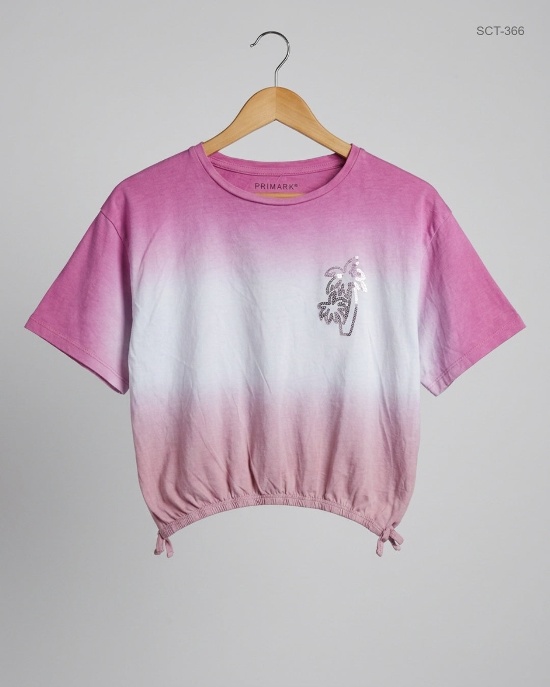 Shop Premium Summer Crop Tops by Primark | Preloved Branded Clothes | Pink Cotton | Womens | OTS Thrift Store Karachi Pakistan