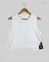UK Imported secondhand Summer Crop Tops - Shein brand, White Polyester, Premium condition, for Womens - Online Thrift Store Lahore Pakistan