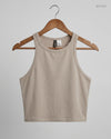 UK Imported secondhand Summer Crop Tops - H&M brand, Brown Cotton, Premium condition, for Womens - Online Thrift Store Islamabad Pakistan