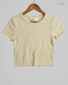 Preloved Premium Summer Crop Tops by H&M, Multi Cotton for Womens - OTS Thrift Shop Islamabad Pakistan