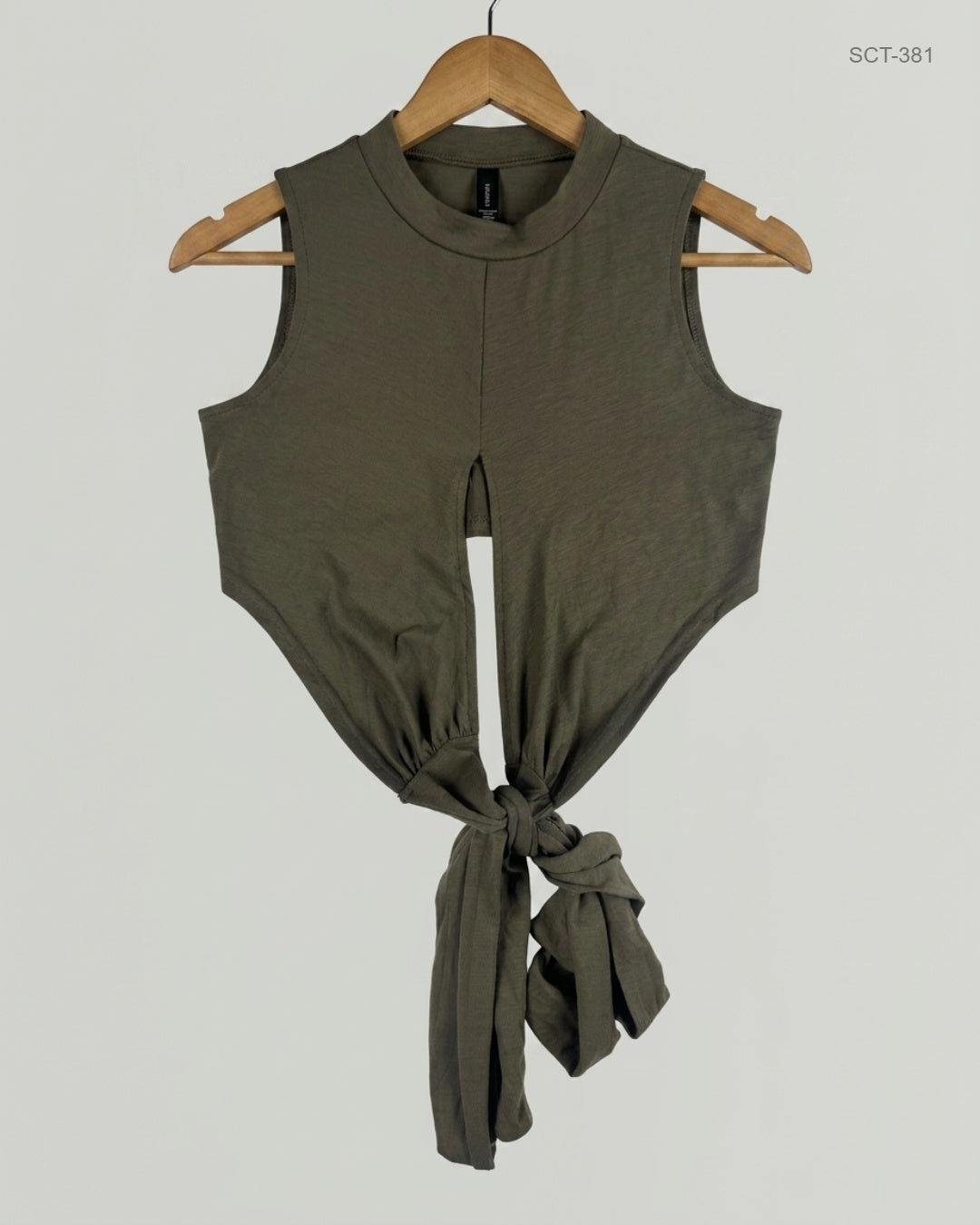 Shop Premium Summer Crop Tops by CUT LABEL | Preloved Branded Clothes | Green Polyester | Womens | OTS Thrift Store Lahore Pakistan