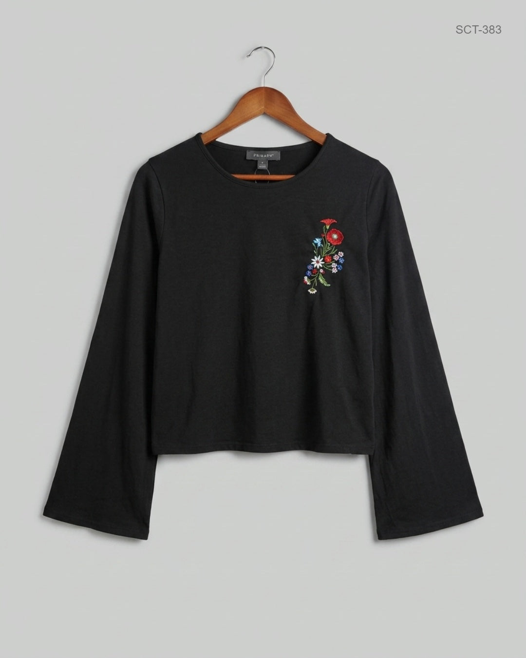 Preloved Excellent Summer Crop Tops by Primark, Black Cotton for Womens - OTS Thrift Shop Karachi Pakistan