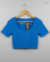 Shop Premium Summer Crop Tops by Primark | Preloved Branded Clothes | Blue Polyester | Womens | OTS Thrift Store Peshawar Pakistan