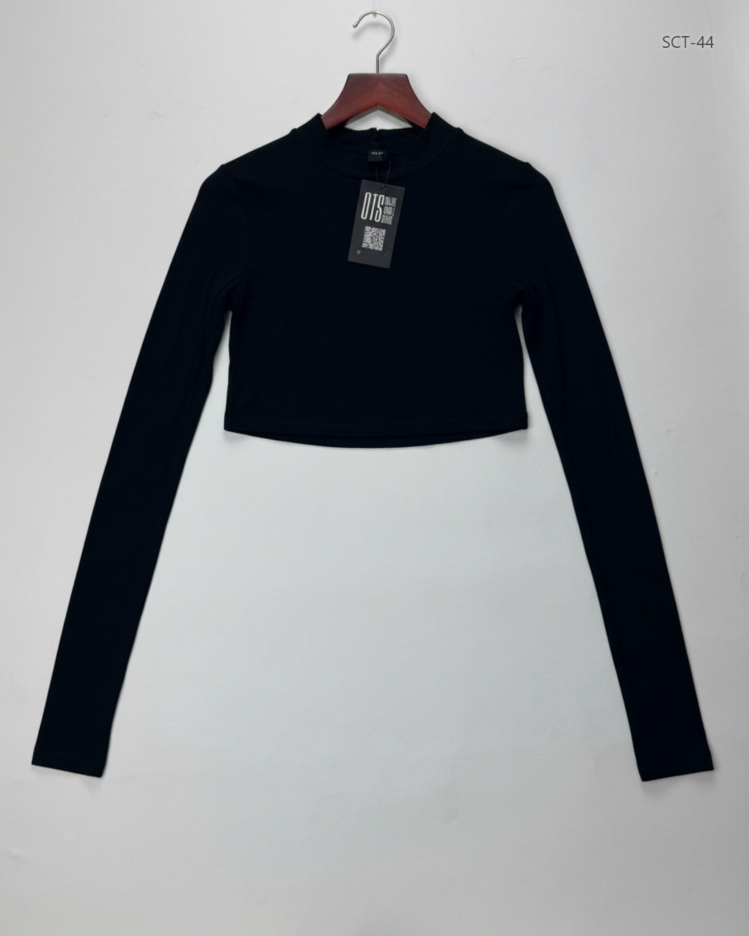 Shop Premium Summer Crop Tops by Shein | Preloved Branded Clothes | Black Polyester | Womens | OTS Thrift Store Islamabad Pakistan