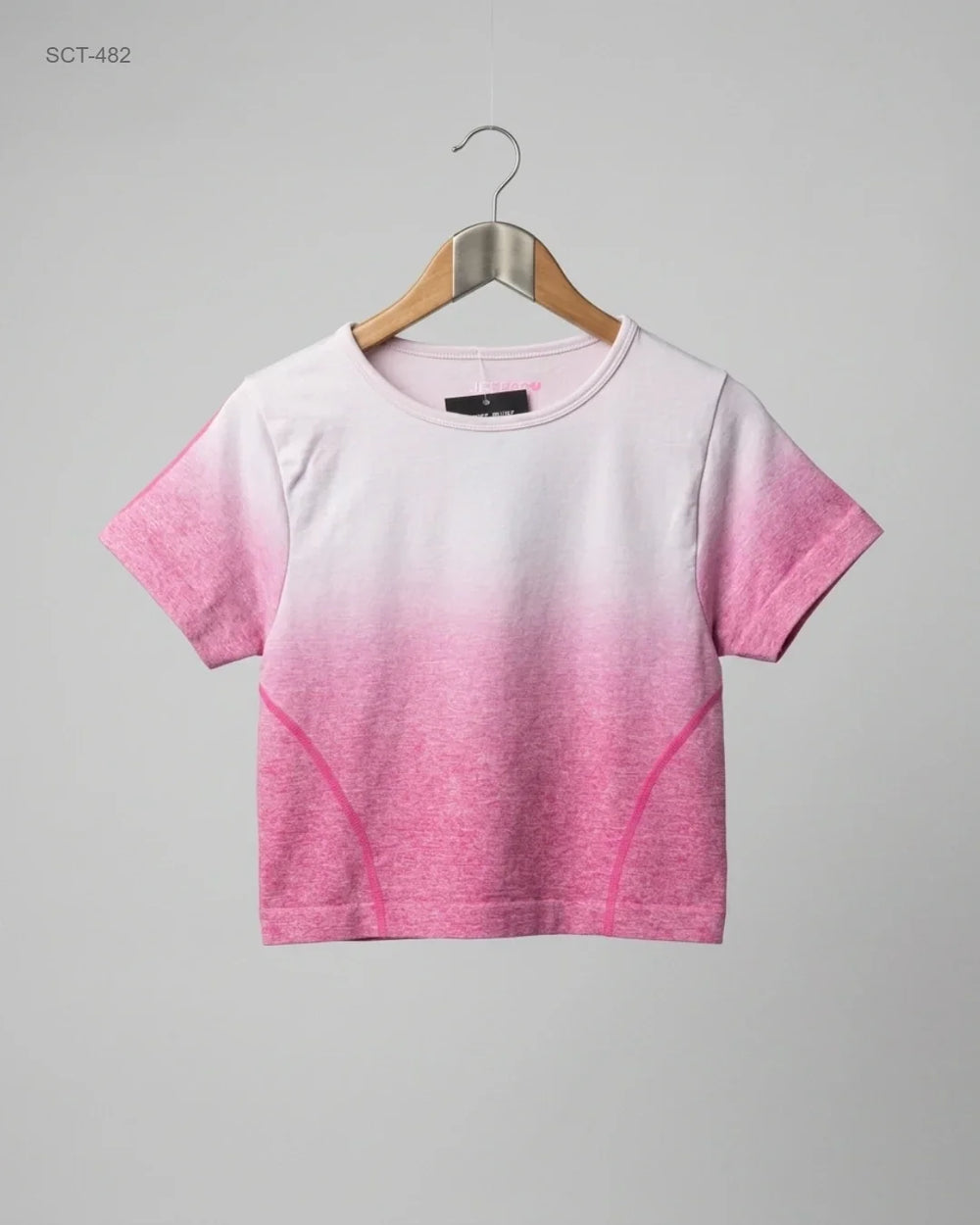 Summer Crop Tops | JEFF & CO | Preloved Branded | Pink Polyester | Excellent | OTS Thrift Store Karachi Pakistan