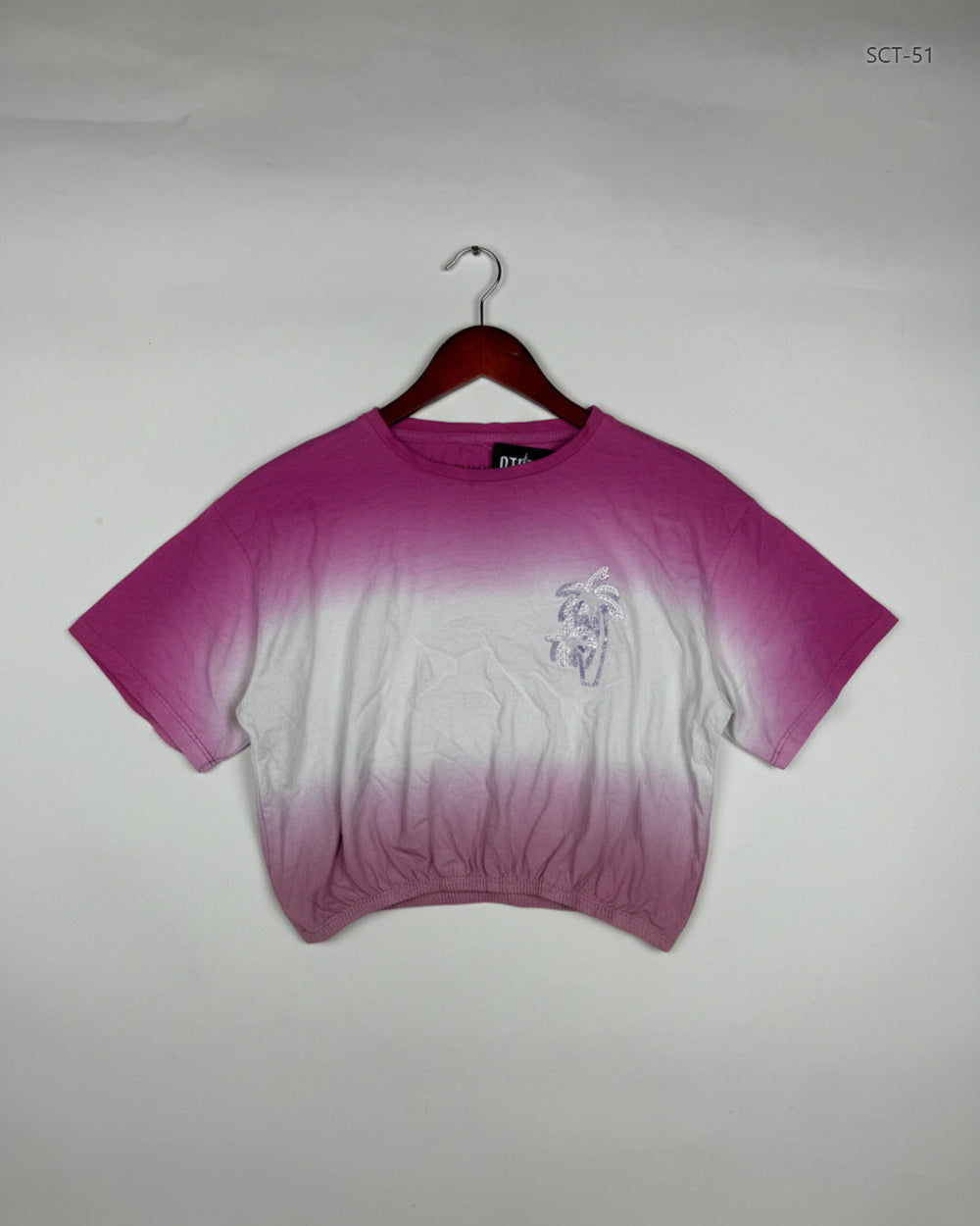 Shop Premium Summer Crop Tops by Primark | Preloved Branded Clothes | Pink Cotton | Womens | OTS Thrift Store Islamabad Pakistan