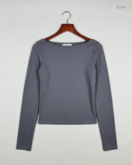 UK Imported secondhand Summer Crop Tops - H&M brand, Grey Cotton, Premium condition, for Womens - Online Thrift Store Peshawar Pakistan