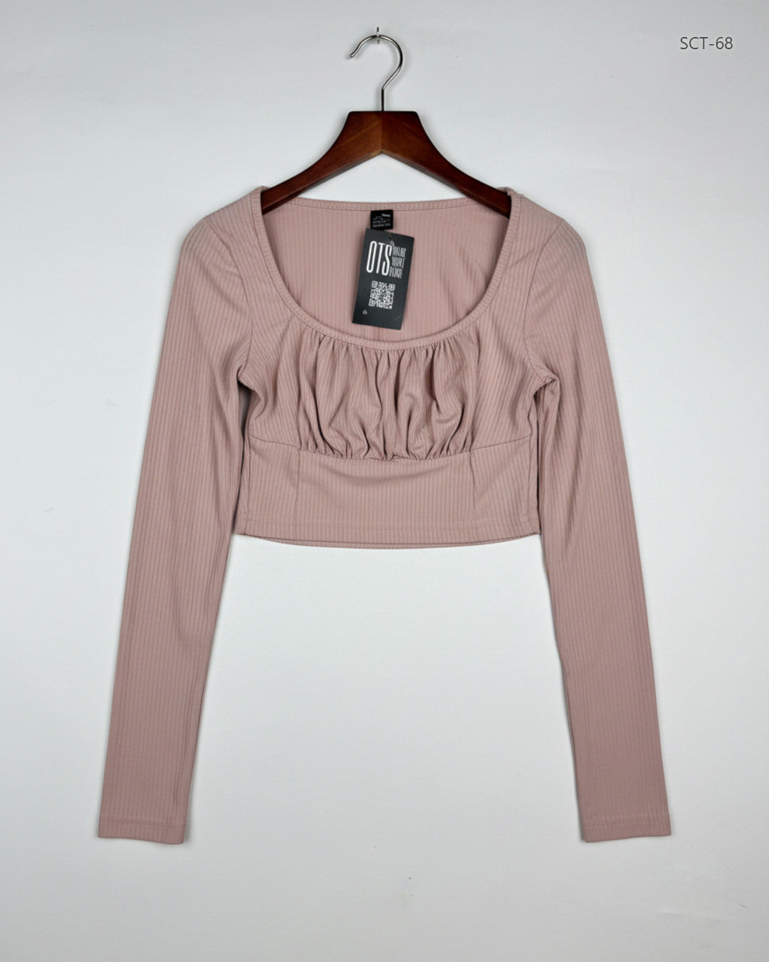 Secondhand Branded Summer Crop Tops by Shein, Pink Polyester fabric, Premium condition, for Womens - Online Thrift Shop Islamabad Pakistan