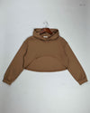 Secondhand Branded Summer Crop Tops by CUT LABEL, Brown Polyester fabric, Premium condition, for Womens - Online Thrift Shop Lahore Pakistan