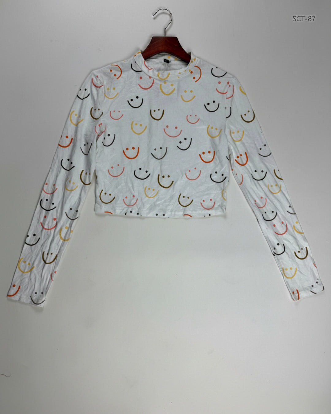 Summer Crop Tops | Shein | Preloved Branded | White Polyester | Excellent | OTS Thrift Store Islamabad Pakistan