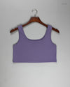 UK Imported secondhand Summer Crop Tops - Shein brand, Purple Polyester, Premium condition, for Womens - Online Thrift Store Peshawar Pakistan