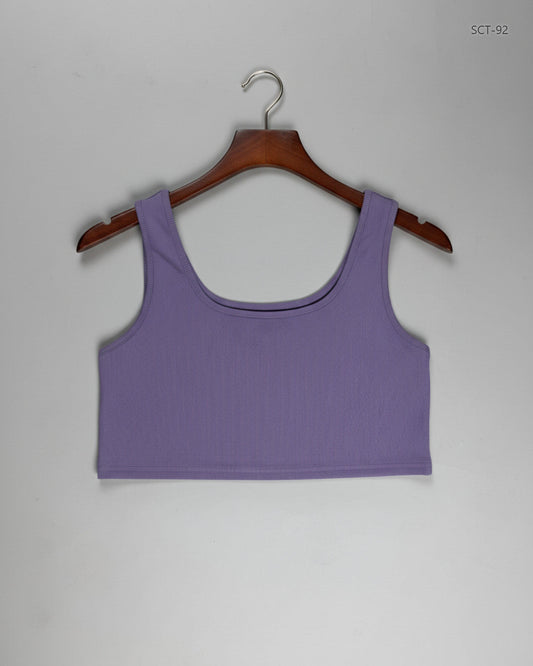 UK Imported secondhand Summer Crop Tops - Shein brand, Purple Polyester, Premium condition, for Womens - Online Thrift Store Peshawar Pakistan