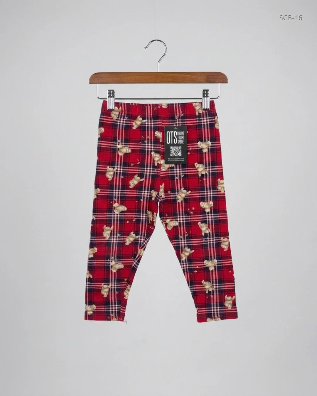 Secondhand Branded Girls Summer Bottoms by Marks & Spencer, Red Cotton fabric, Premium condition, for Girls - Online Thrift Shop Lahore Pakistan