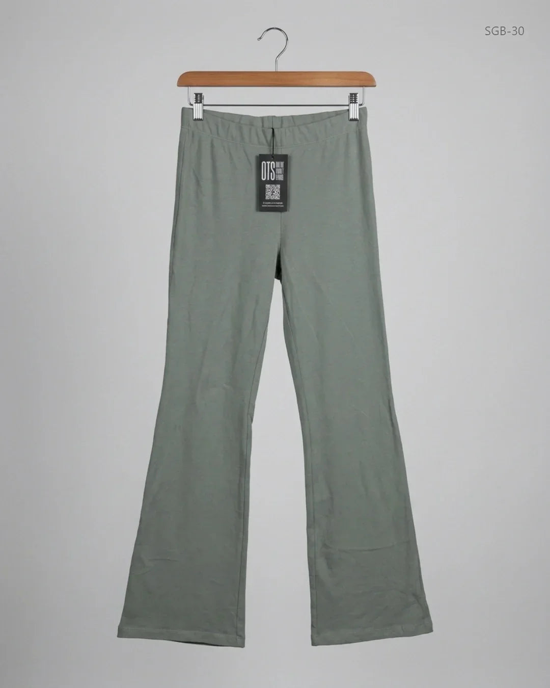 Secondhand Branded Girls Summer Bottoms by H&M, Olive Cotton fabric, Premium condition, for Girls - Online Thrift Shop Peshawar Pakistan