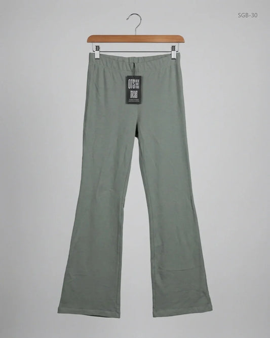 Secondhand Branded Girls Summer Bottoms by H&M, Olive Cotton fabric, Premium condition, for Girls - Online Thrift Shop Peshawar Pakistan