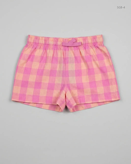 Shop Premium Girls Summer Bottoms by Marks & Spencer | Preloved Branded Clothes | Pink Cotton | Girls | OTS Thrift Store Peshawar Pakistan