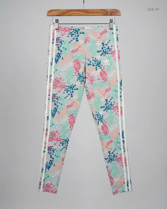 Secondhand Branded Girls Summer Bottoms by ADIDAS, Multi Cotton fabric, Premium condition, for Girls - Online Thrift Shop Islamabad Pakistan