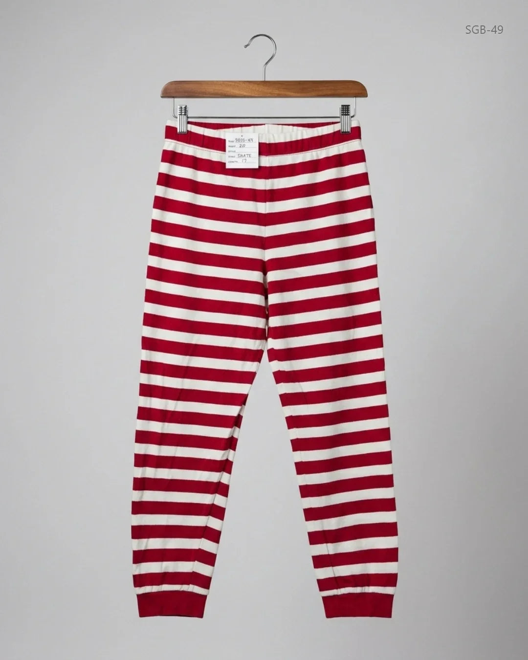 Shop Premium Girls Summer Bottoms by Marks & Spencer | Preloved Branded Clothes | Red & White Cotton | Girls | OTS Thrift Store Peshawar Pakistan