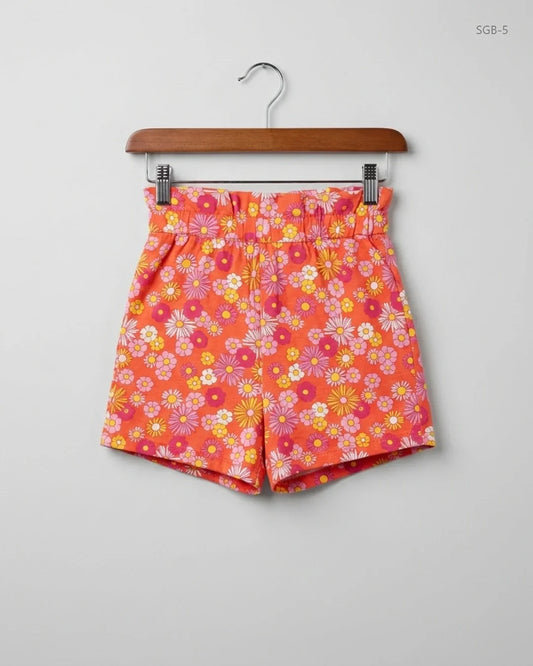 Preloved Premium Girls Summer Bottoms by Studio, Orange Cotton for Girls - OTS Thrift Shop Islamabad Pakistan