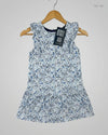 Girls Summer Tops | F&F | Preloved Branded | Blue Cotton | Premium | OTS Thrift Store Islamabad Pakistan