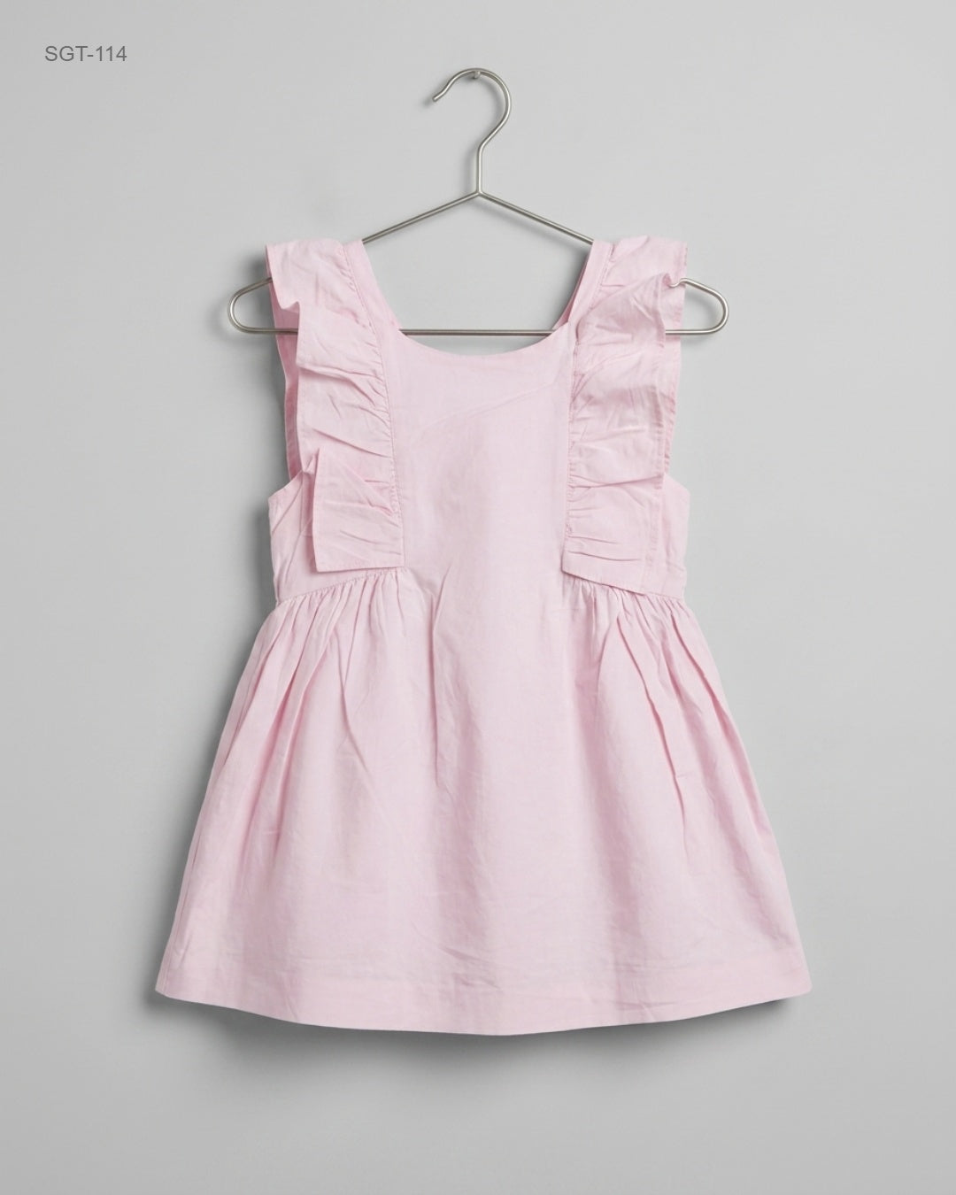 Preloved Premium Girls Summer Tops by Zara, Pink Cotton for Girls - OTS Thrift Shop Islamabad Pakistan