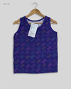 Secondhand Branded Girls Summer Tops by CUT LABEL, Purple Cotton fabric, Premium condition, for Girls - Online Thrift Shop Peshawar Pakistan