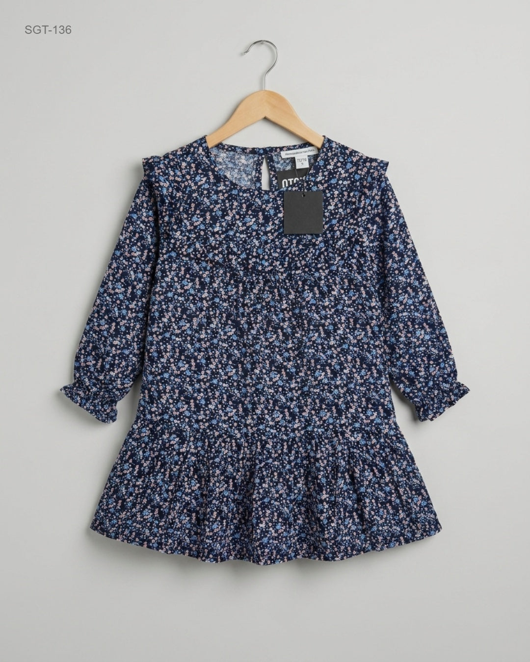 UK Imported secondhand Girls Summer Tops - TOM TAILOR brand, Blue Cotton, Premium condition, for Girls - Online Thrift Store Lahore Pakistan