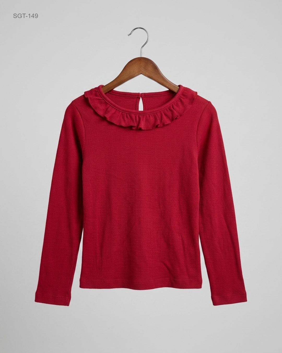 Shop Premium Girls Summer Tops by George | Preloved Branded Clothes | Red Cotton | Girls | OTS Thrift Store Islamabad Pakistan