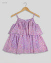 Preloved Premium Girls Summer Tops by DOPO DOPO, Purple Polyester for Girls - OTS Thrift Shop Lahore Pakistan