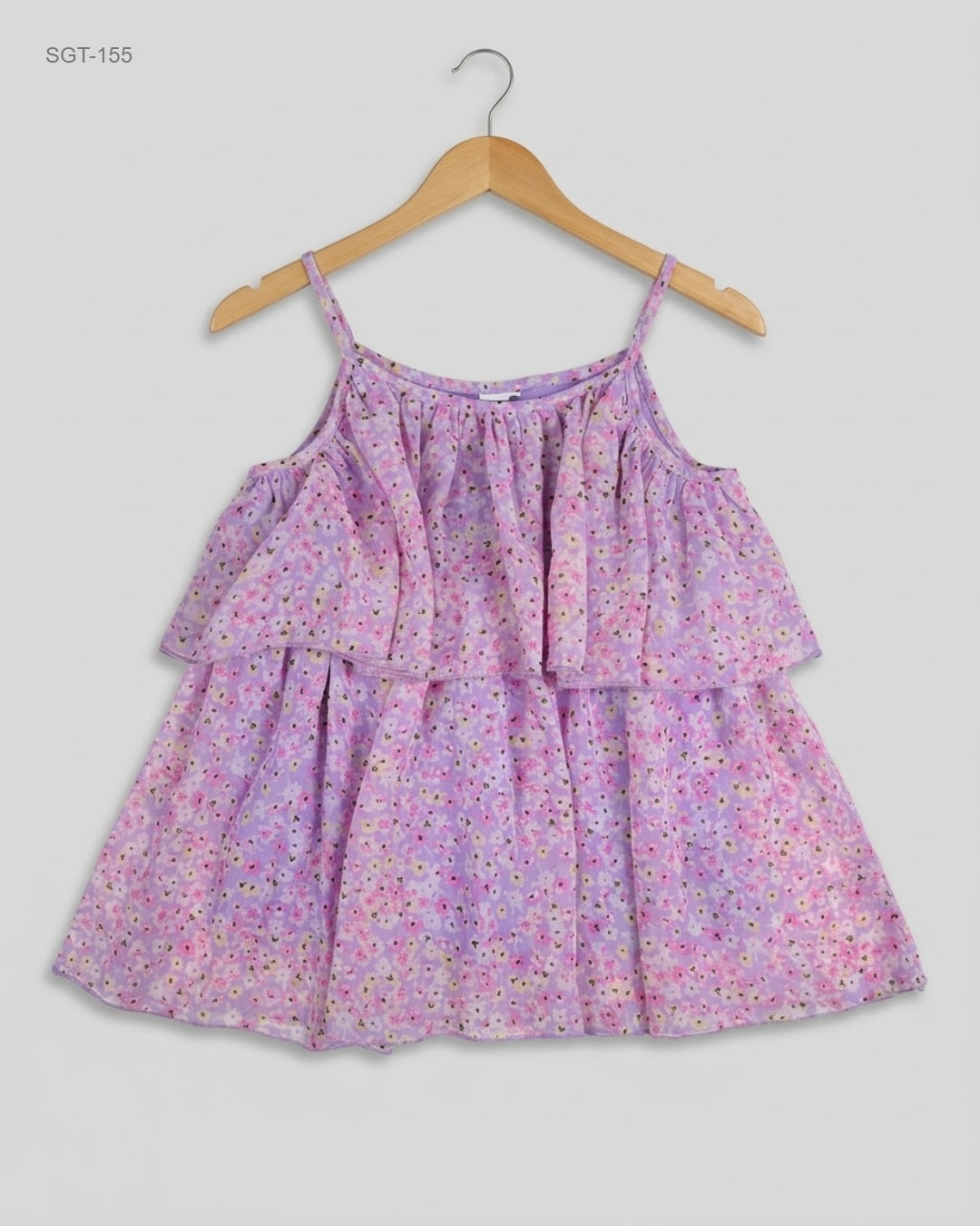 Preloved Premium Girls Summer Tops by DOPO DOPO, Purple Polyester for Girls - OTS Thrift Shop Lahore Pakistan