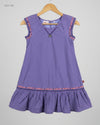 Preloved Premium Girls Summer Tops by WEAR, Purple Cotton for Girls - OTS Thrift Shop Karachi Pakistan