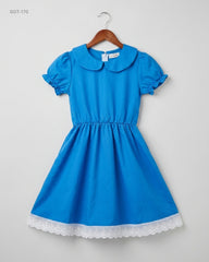 Shop Premium Girls Summer Tops by BESSER BAY | Preloved Branded Clothes | Blue Polyester | Girls | OTS Thrift Store Karachi Pakistan