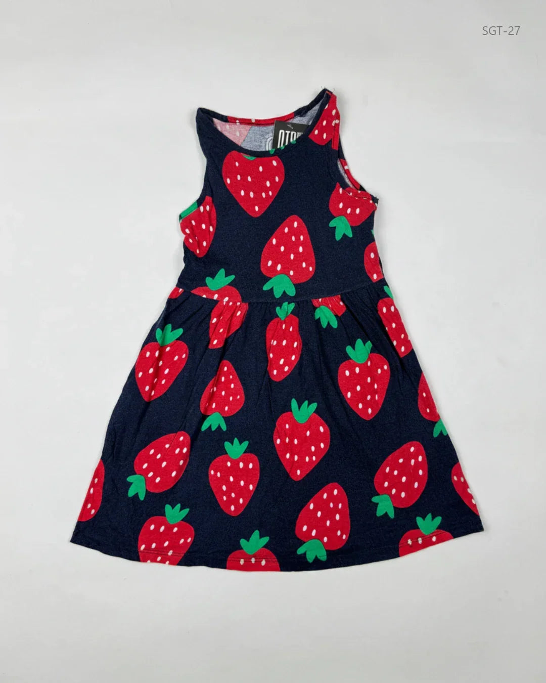 Shop Premium Girls Summer Tops by F&F | Preloved Branded Clothes | DarkBlue Cotton | Girls | OTS Thrift Store Lahore Pakistan