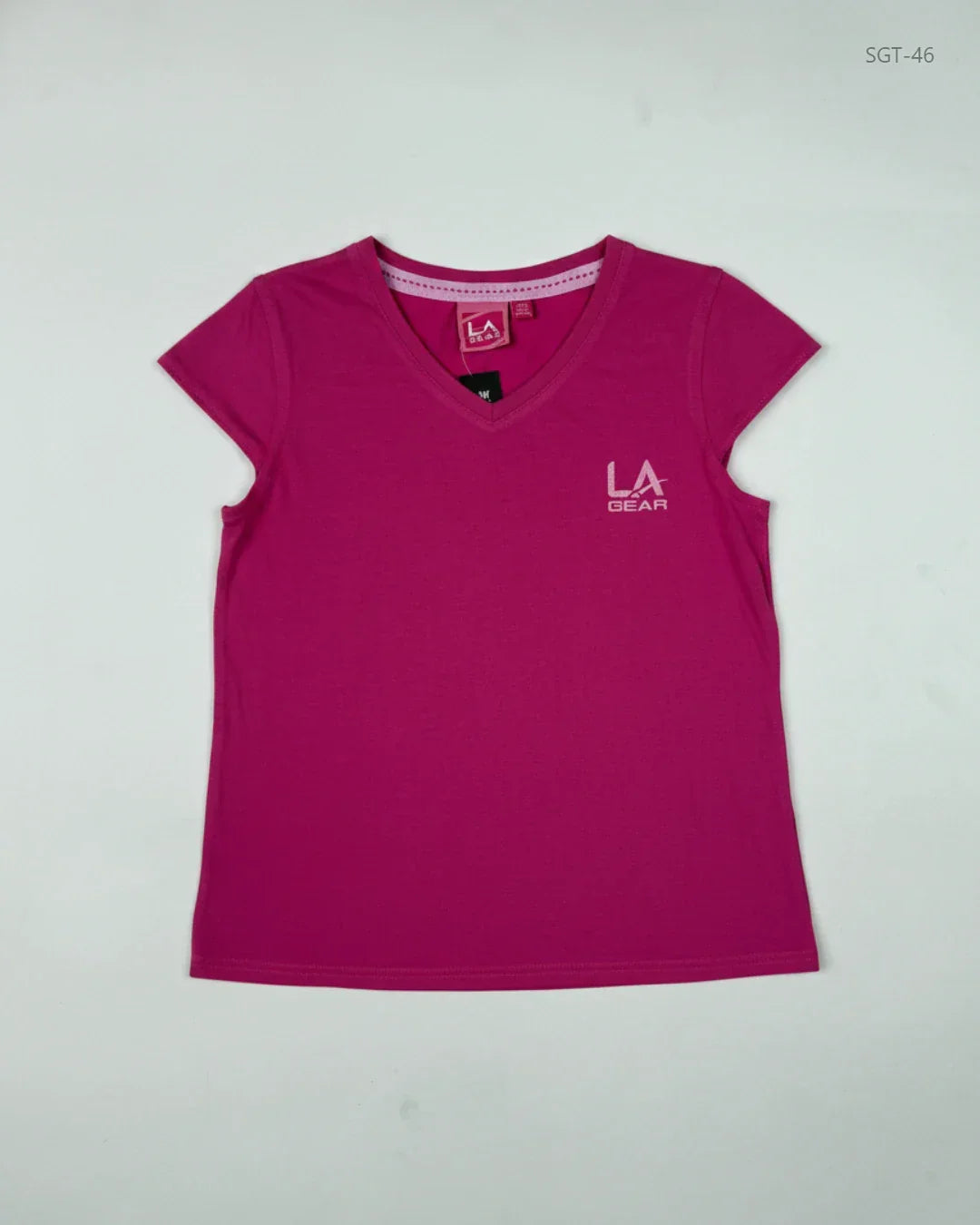 Preloved Premium Girls Summer Tops by LA, Pink Cotton for Girls - OTS Thrift Shop Karachi Pakistan