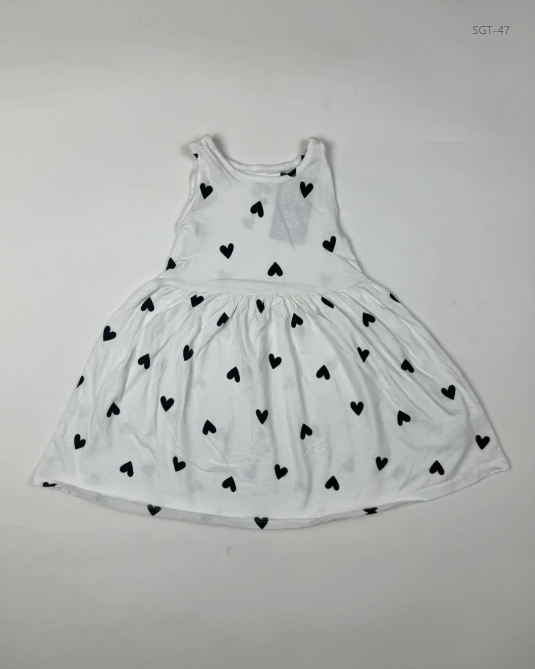 Preloved Premium Girls Summer Tops by F&F, White Polyester for Girls - OTS Thrift Shop Peshawar Pakistan