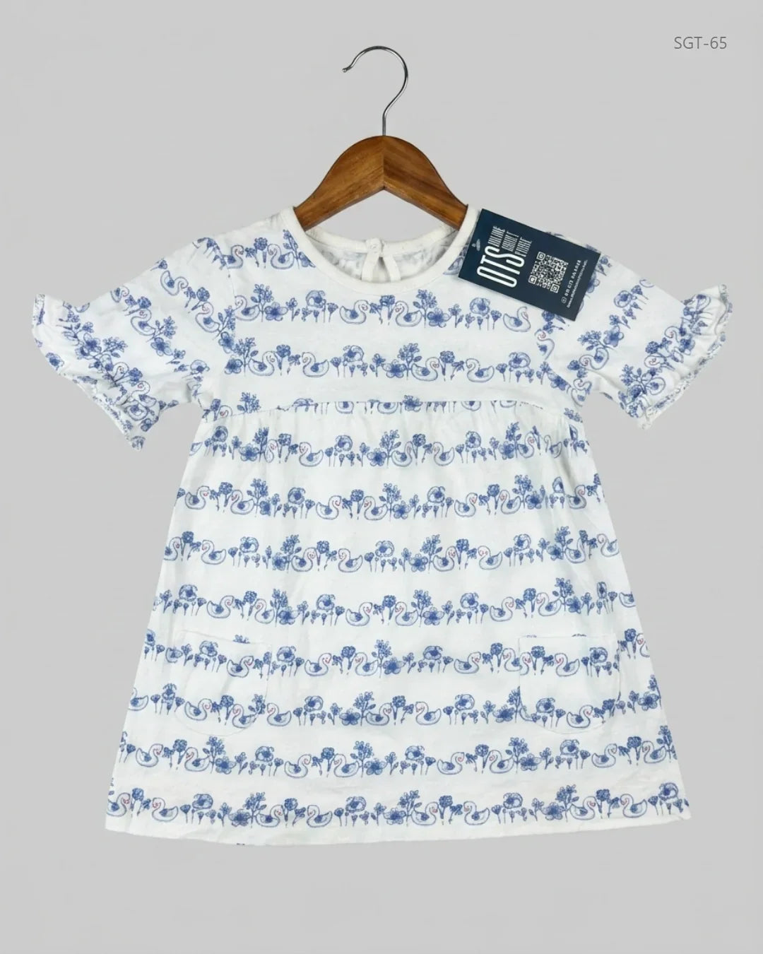 Girls Summer Tops | George | Preloved Branded | White Cotton | Premium | OTS Thrift Store Peshawar Pakistan