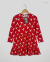 Shop Premium Girls Summer Tops by Primark | Preloved Branded Clothes | Red Polyester | Girls | OTS Thrift Store Peshawar Pakistan