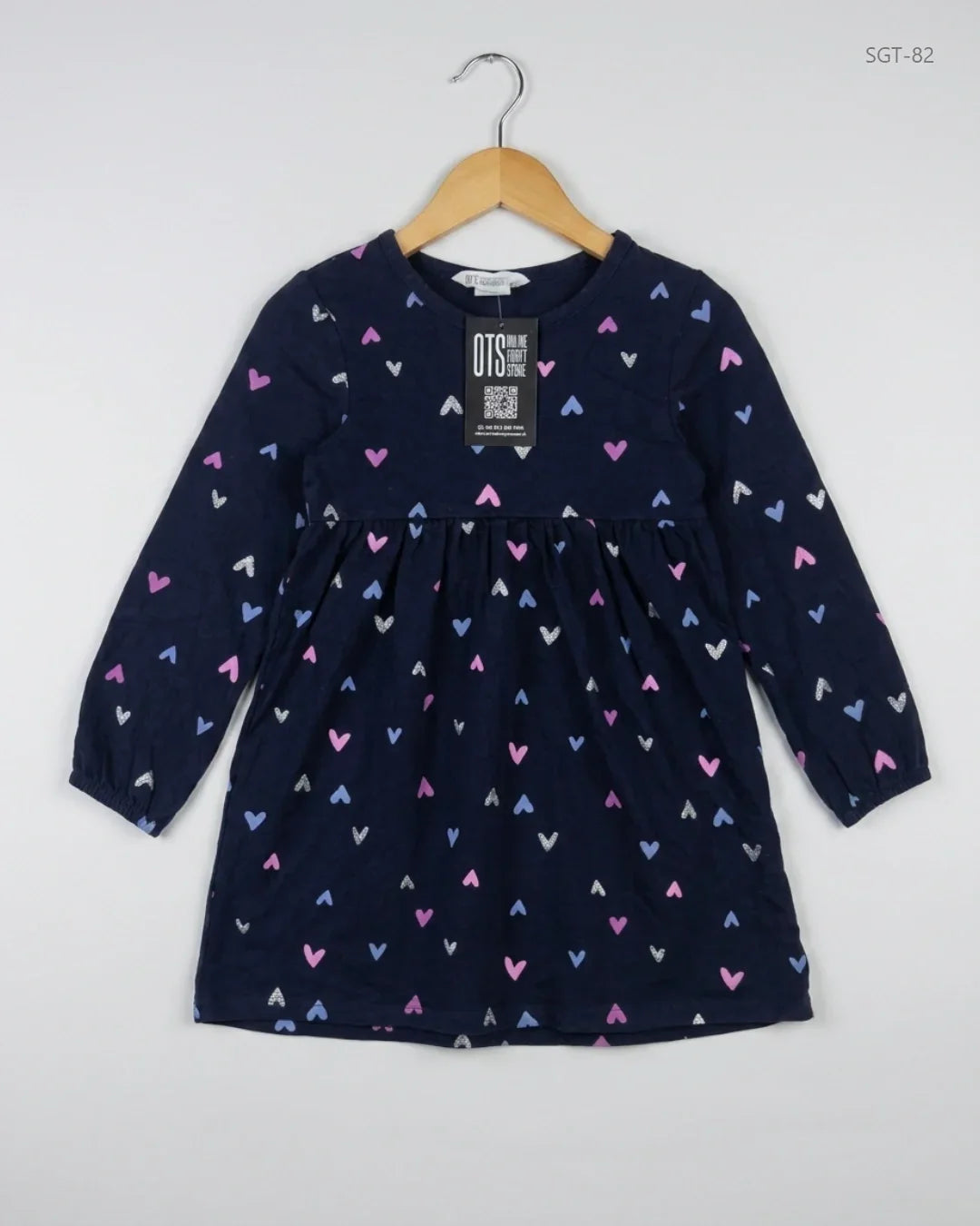 Shop Premium Girls Summer Tops by H&M | Preloved Branded Clothes | Blue Cotton | Girls | OTS Thrift Store Lahore Pakistan