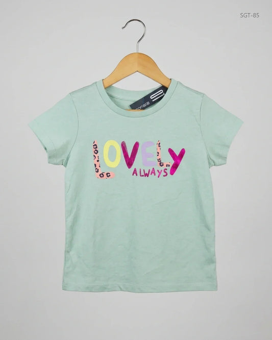 Shop Premium Girls Summer Tops by STUDIO | Preloved Branded Clothes | Green Cotton | Girls | OTS Thrift Store Lahore Pakistan