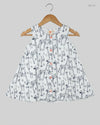 Secondhand Branded Girls Summer Tops by INDIGO, Black & White Cotton fabric, Premium condition, for Girls - Online Thrift Shop Lahore Pakistan