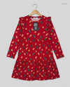 Secondhand Branded Girls Summer Tops by Primark, Red Polyester fabric, Premium condition, for Girls - Online Thrift Shop Lahore Pakistan