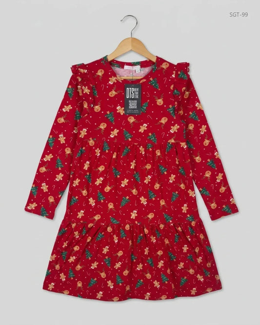 Secondhand Branded Girls Summer Tops by Primark, Red Polyester fabric, Premium condition, for Girls - Online Thrift Shop Lahore Pakistan