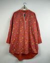 Secondhand Branded Summer Kurti by BEECHTREE, Orange LAWN fabric, Premium Plus condition, for - Online Thrift Shop Islamabad Pakistan