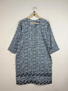 Premium Condition Summer Kurti | Preloved CUT LABEL | Black & White Lawn | Thrift Shop for Womens Peshawar Pakistan | OTS