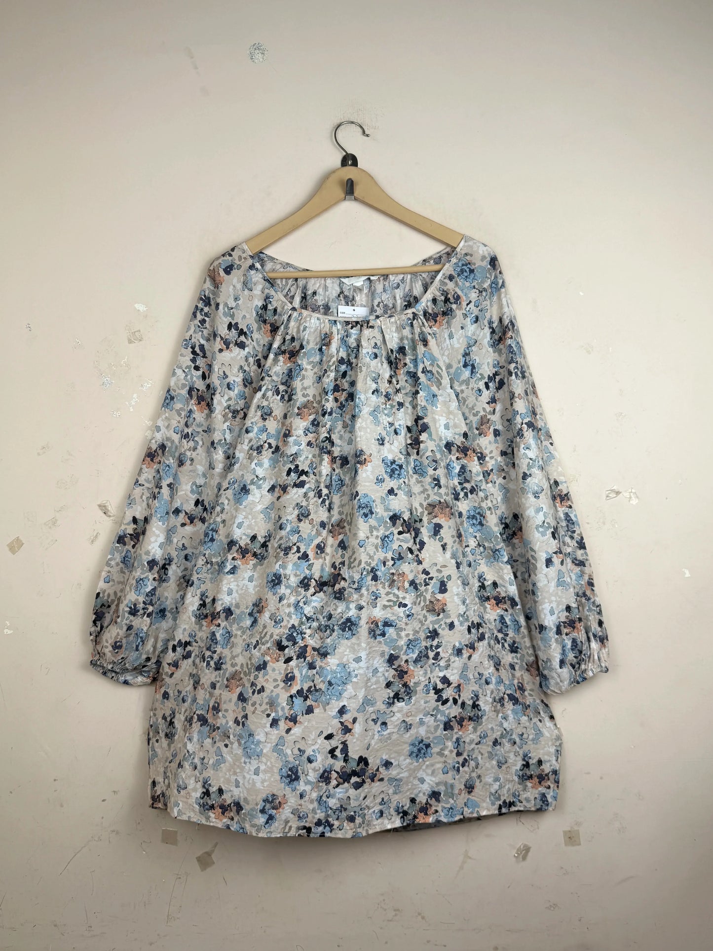 Preloved Premium Summer Kurti by H&M, Beige Lawn for Womens - OTS Thrift Shop Islamabad Pakistan