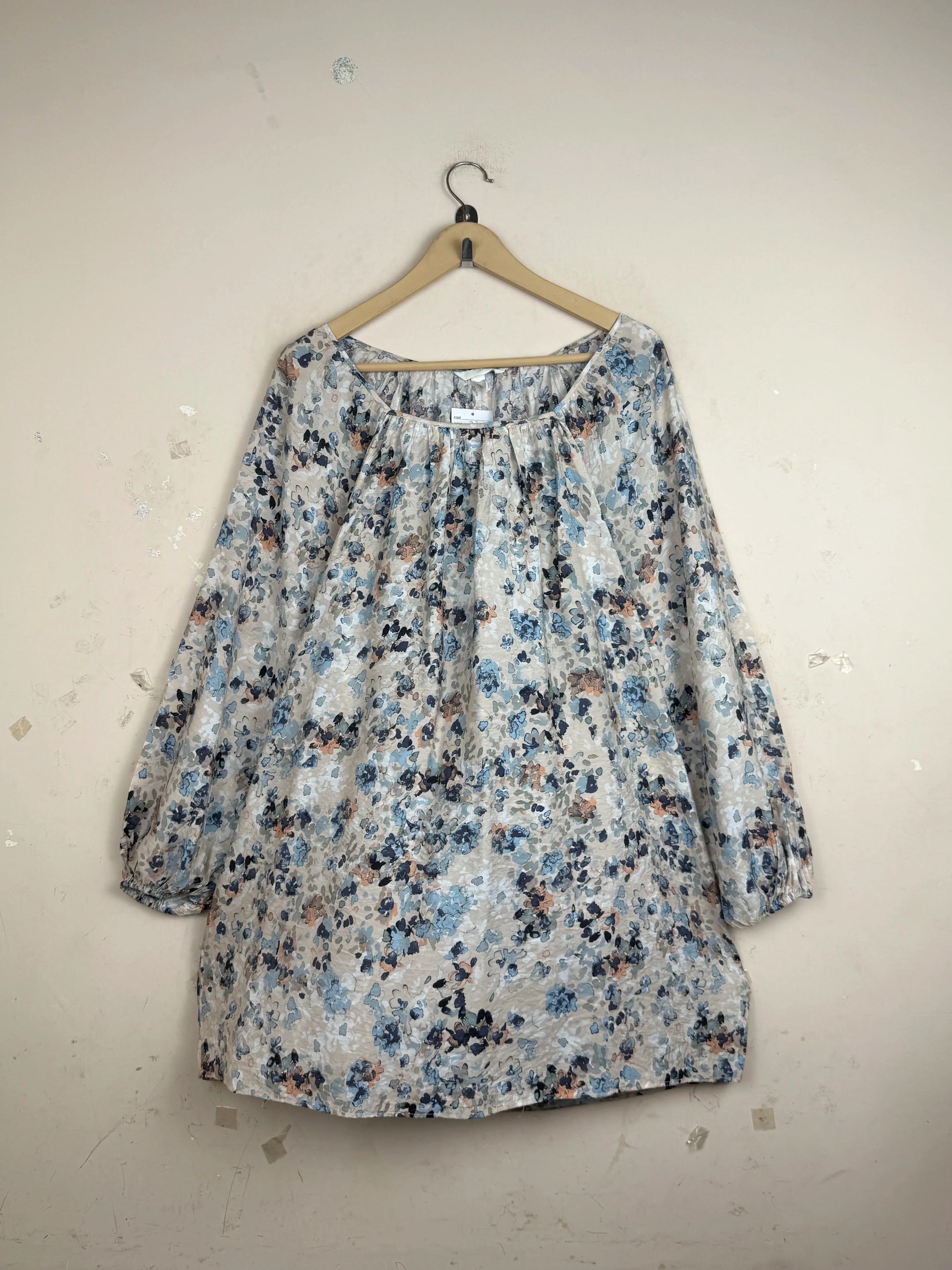 Preloved Premium Summer Kurti by H&M, Beige Lawn for Womens - OTS Thrift Shop Islamabad Pakistan